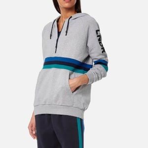 LNDR Women's Antics Stripe Hoody - Grey Marl
